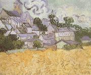 Vincent Van Gogh View of Auvers with Church (nn04) oil on canvas